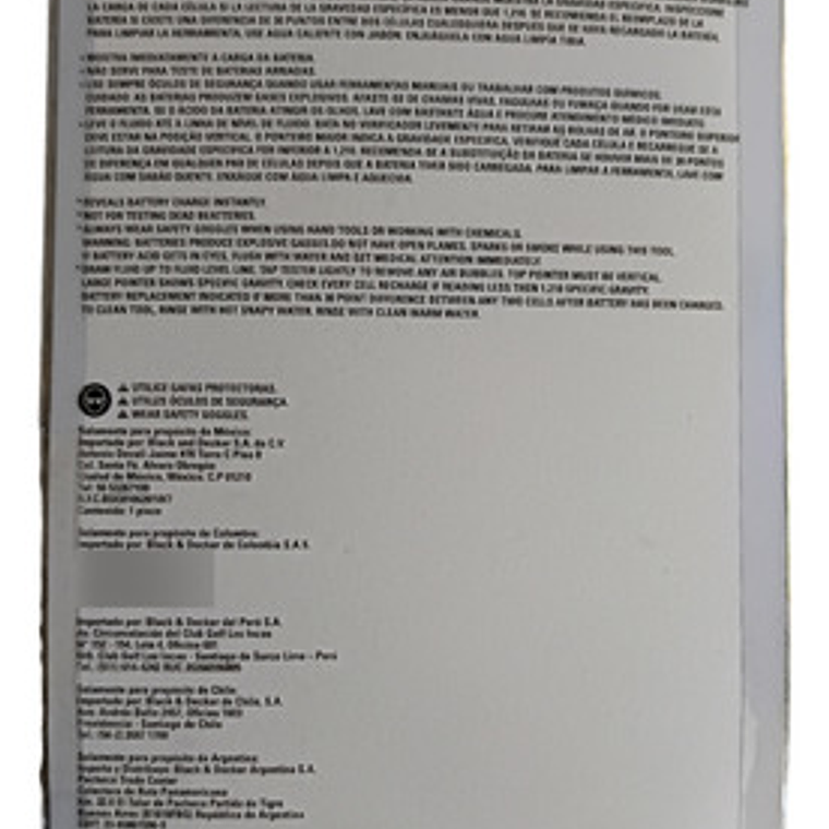 Hidrómetro De Batería (79-046) Stanley 3