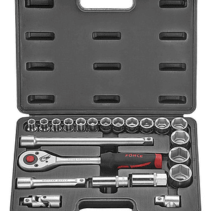 Juego Dados De 1/2'' Hex. 10-32mm 22 Piezas (4223) Force