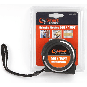 Huincha De Medir 5mts X 19mm C/acero Inox. - Smart Tools