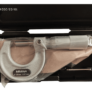 Micrómetro Exterior 0 - 25 Mm 0,01mm (103-137) Mitutoyo