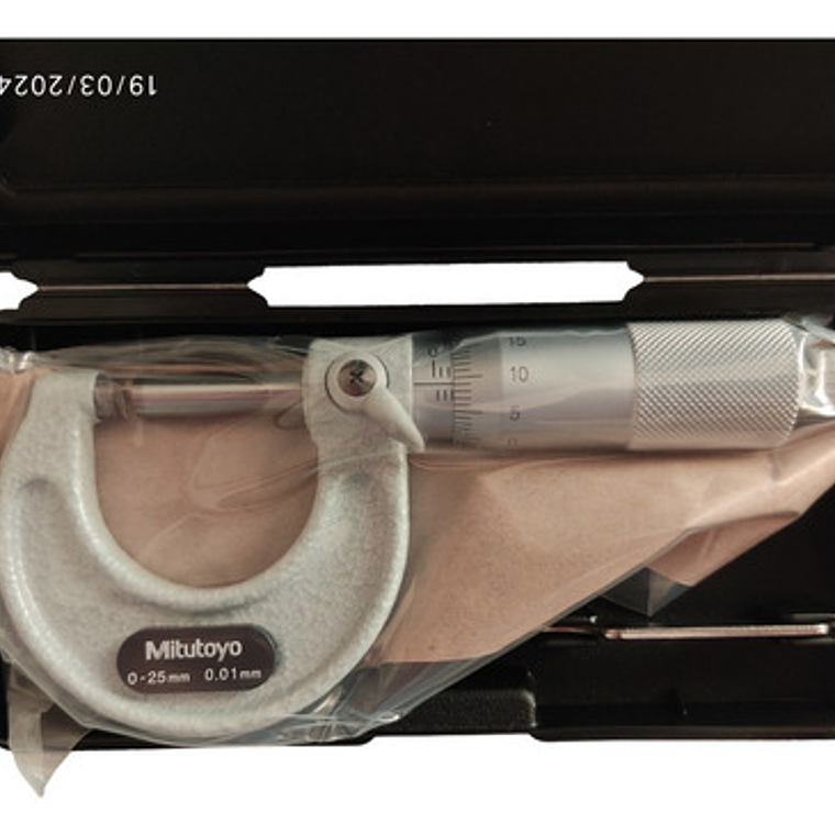 Micrómetro Exterior 0 - 25 Mm 0,01mm (103-137) Mitutoyo 2