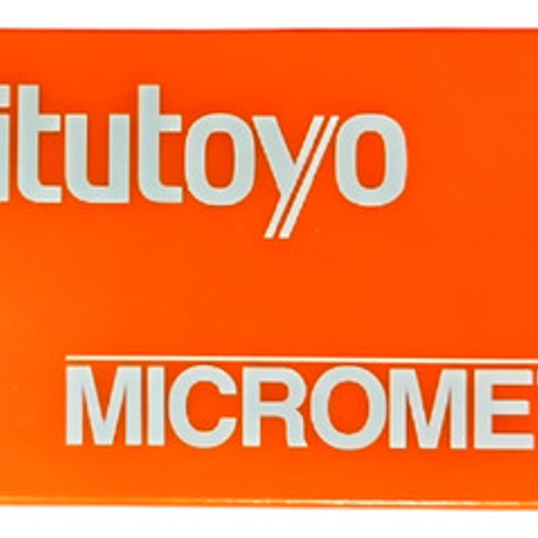 Micrómetro Exterior 0 - 25 Mm 0,01mm (103-137) Mitutoyo 4