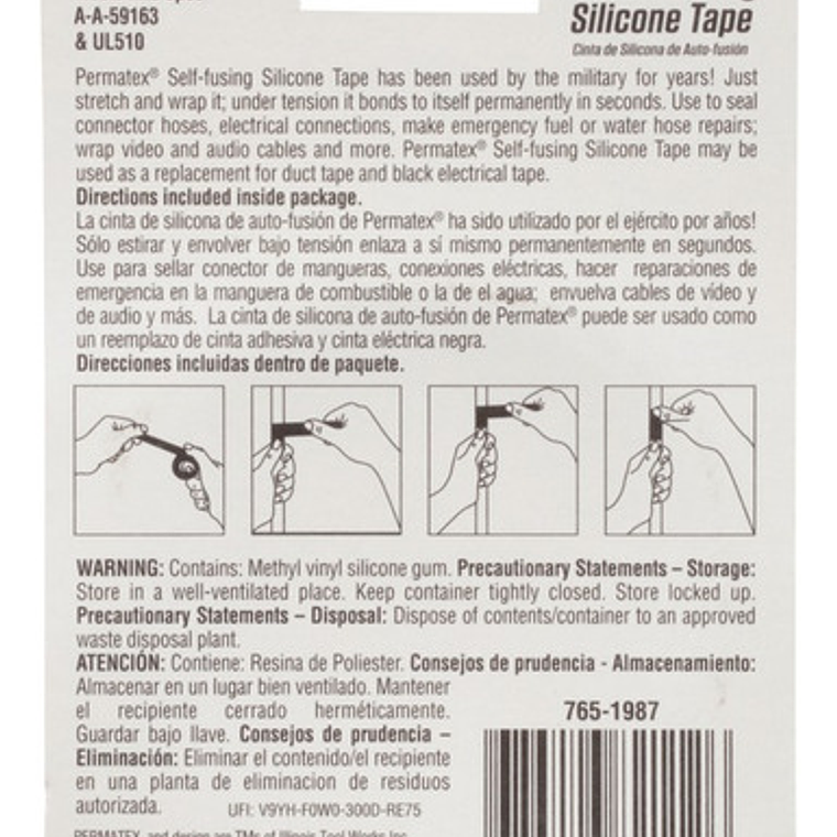 Cinta De Silicona Autofusionante (82112) Permatex 2