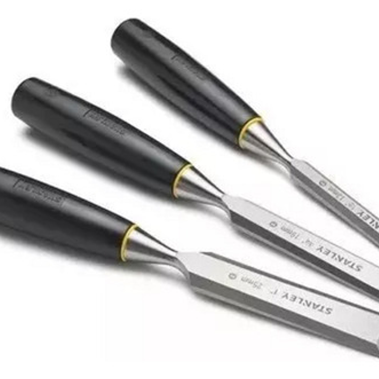 Juego De 3 Formones De 1/2'' - 3/4'' - 1'' (16125la) Stanley 1