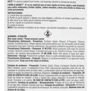 Sellador Form-a-gasket #1b Tubo 85gr (80008) Permatex