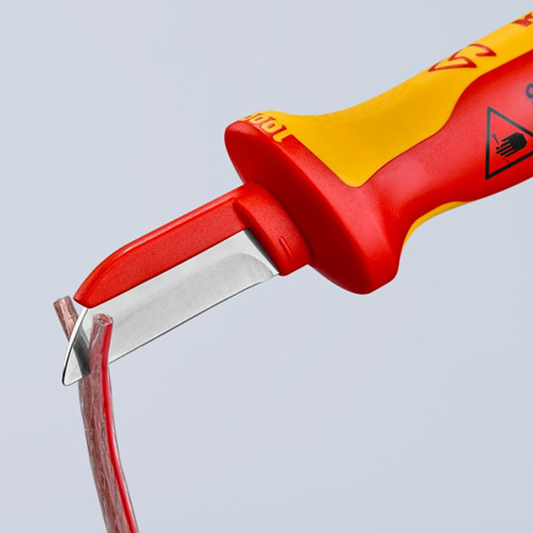 Cuchillo Recto Para Cables 2'' Aislado 1000v (9854) Knipex 6