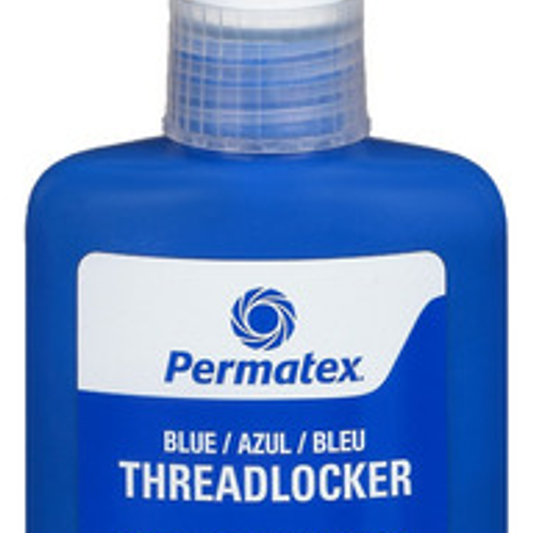 Trabador Resistencia Media #243 Azul 50ml (24350) Permatex 1