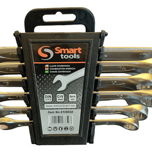 Juego De Llaves Punta Corona 8 - 17mm 6 Piezas - Smart Tools