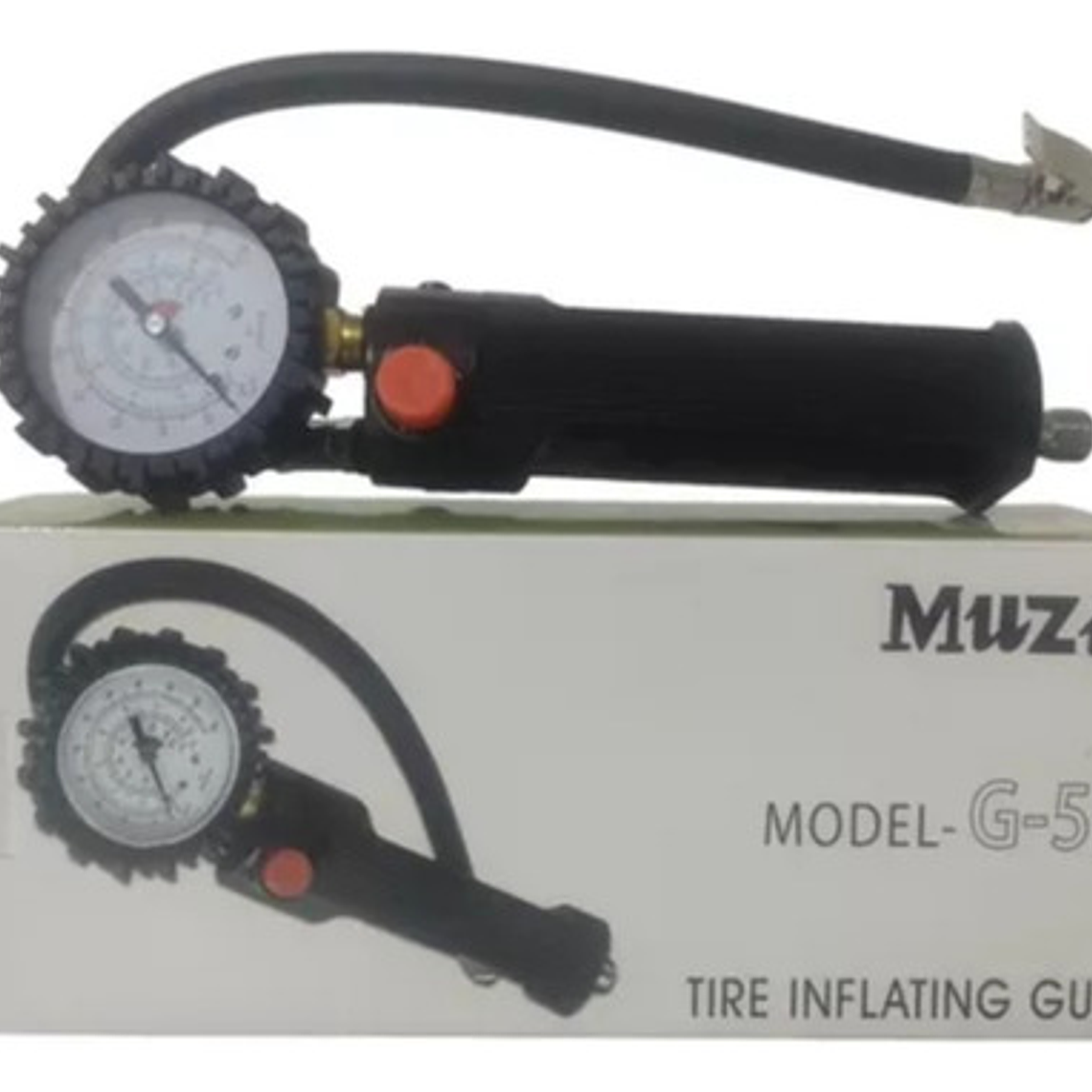 Pistola Inflador De Neumáticos Con Manometro - Muzi  5