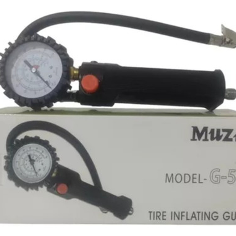 Pistola Inflador De Neumáticos Con Manometro - Muzi  5