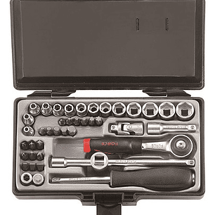 Juego De Dados Y Puntas 1/4'' De 42 Piezas (2421) Force