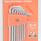 Juego Llaves Torx De 8 Piezas De T6 A T25 - Smart Tools - Miniatura 3