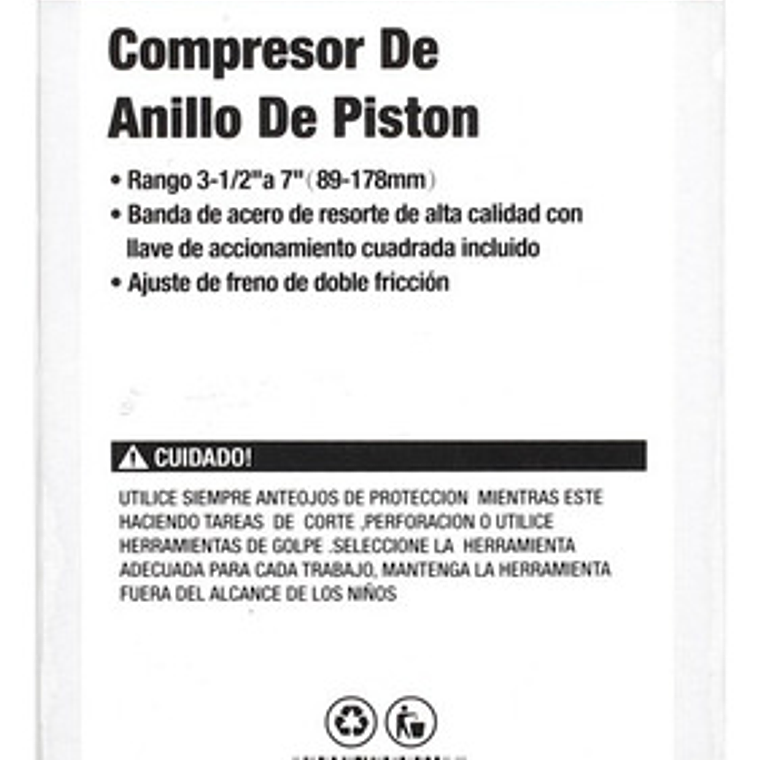 Compresor De Anillo De Pistón 89 - 178mm - Smart Tools 2
