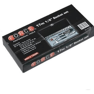 Juego De Dados 1/2'' 8 - 26 Mm De 17 Piezas (4173-5) Force