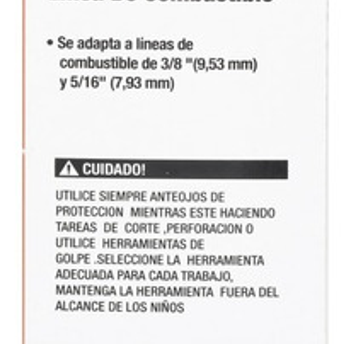 Desconectador De Línea De Combustible 3/8'' Y 5/16'' - Smart 3