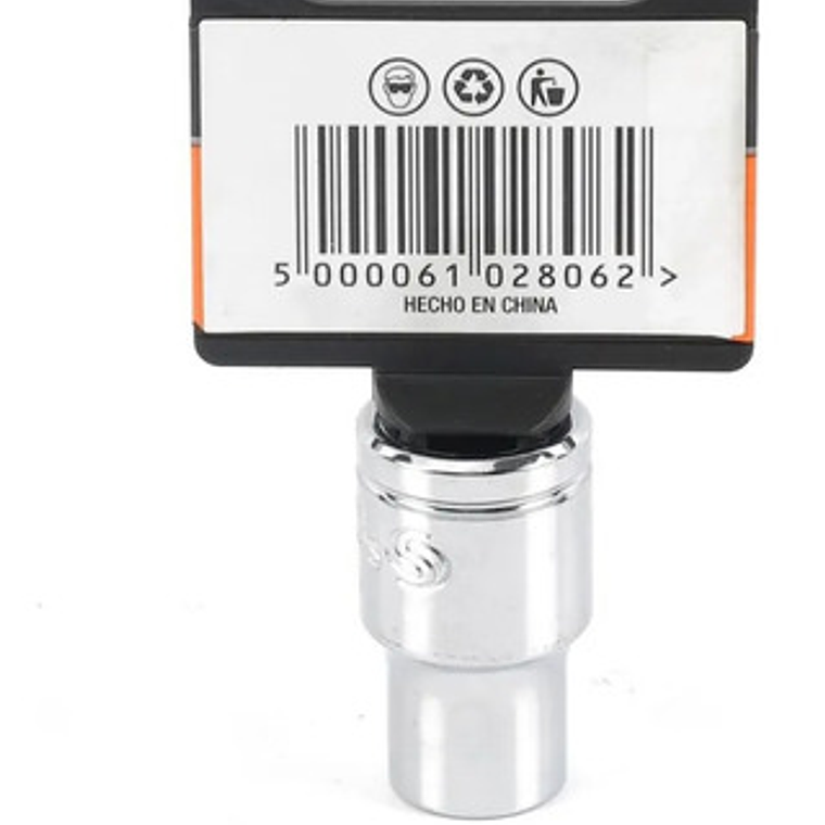 Dado Corto 1/2'' De 11mm Hexagonal - Smart Tools Color Plateado 3