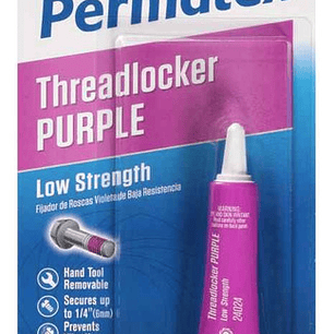 Trabador Resistencia Baja 240 Purpura 6ml (24024) Permatex