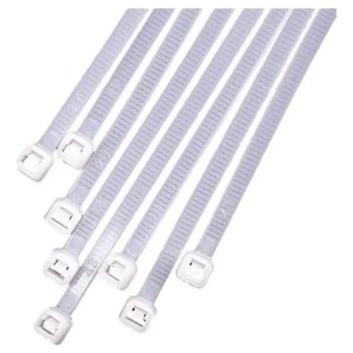 Pack 5 Amarras Plástica Blanca De 3.6 X 150mm De 100u 2