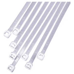 Pack 5 Amarras Plástica Blanca De 3.6 X 150mm De 100u