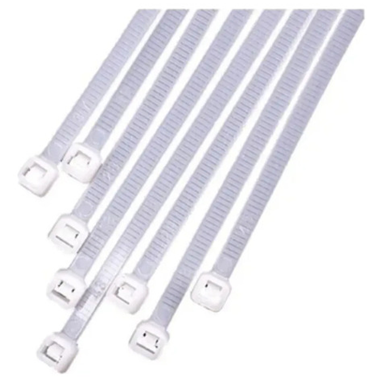 Pack 5 Amarras Plástica Blanca De 3.6 X 150mm De 100u 2