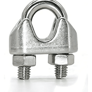 Abrazadera Galvanizada Para Cable De 3/8'' Pulgada - Sanli
