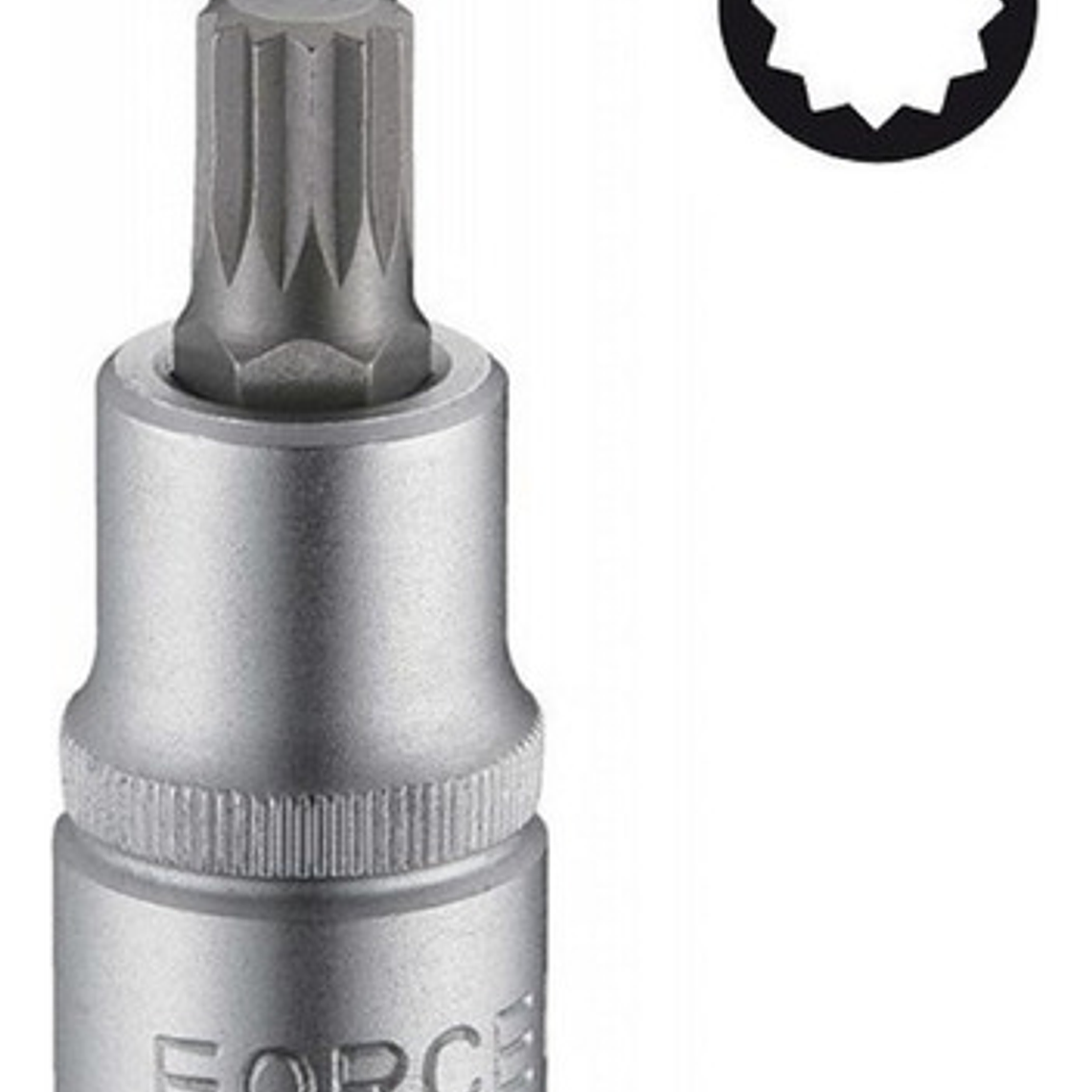 Dado Imbus Corto 1/2'' De 9mm (34805509) Force 3