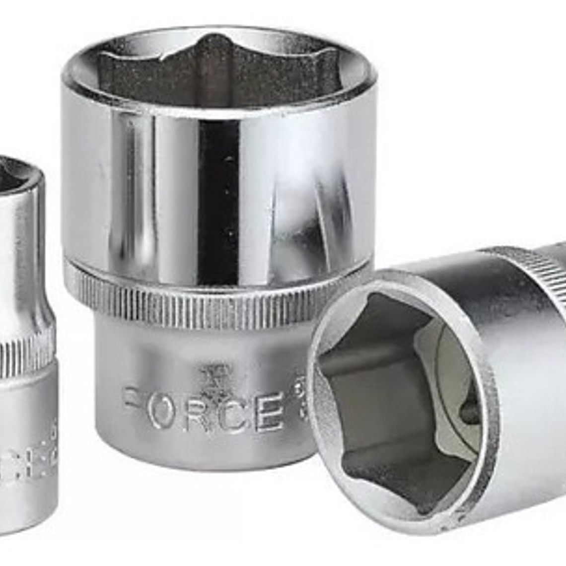 Dado 3/8'' De 21mm Hexagonal (53521) Force Color Plateado 1