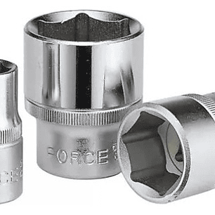 Dado 3/8'' De 21mm Hexagonal (53521) Force Color Plateado