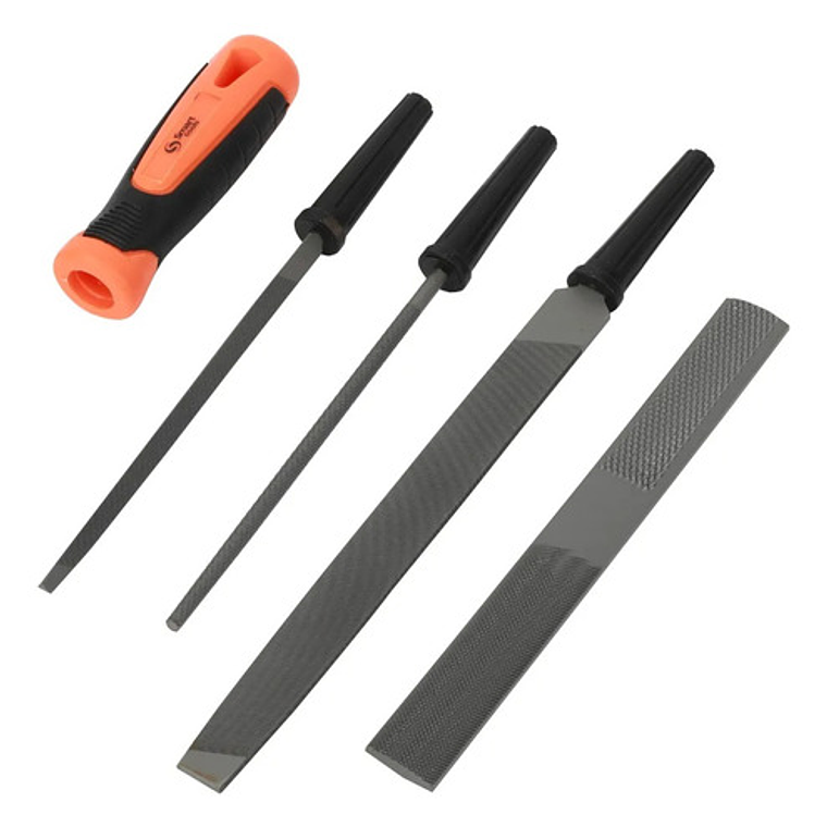 Juego De Limas De 5 Piezas Con Mango - Smart Tools 1