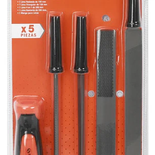 Juego De Limas De 5 Piezas Con Mango - Smart Tools