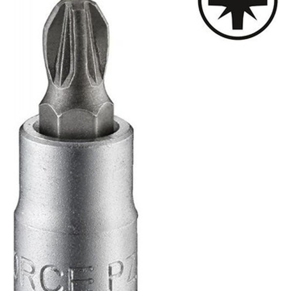Dado Destornillador Pozidriv 1/4'' Cruz Pz.0 (322320) Force 2