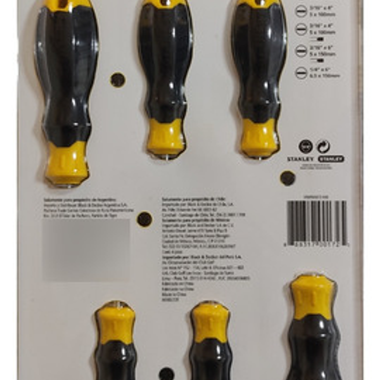 Pack X 3 Juegos De 6 Destornilladores (stmt66672) - Stanley 2