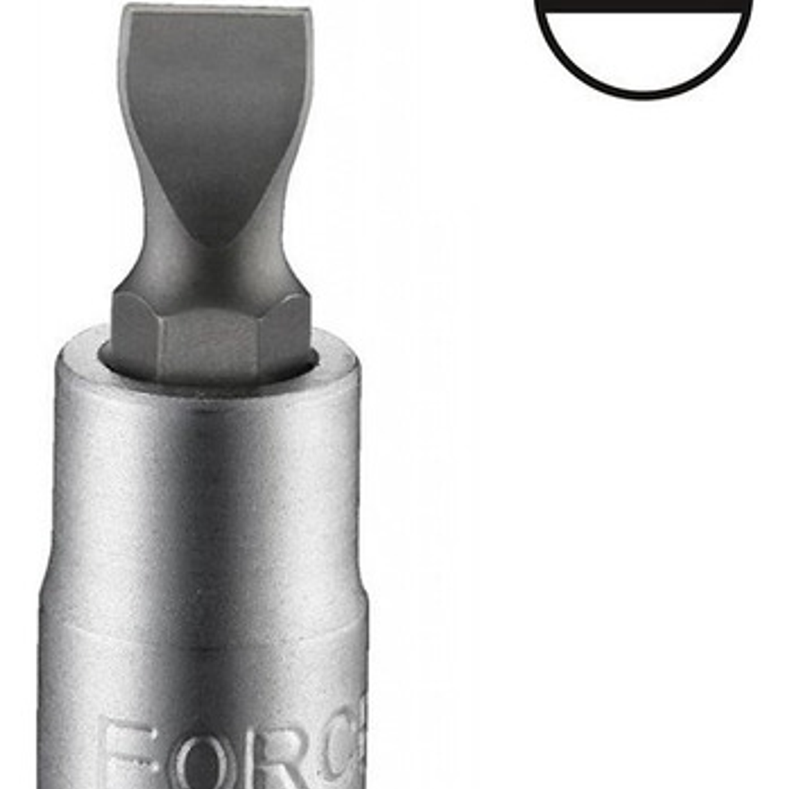 Dado Destornillador 1/4'' Paleta 4mm (3233204) Force 2