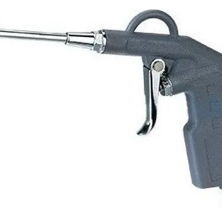 Pistola De Aire Para Sopletear (boca Larga) Muzi Color Gris 1
