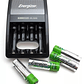 Cargador Maxi Energizer Aa/aaa + 2 Pilas Aa 2000mah - Miniatura 2