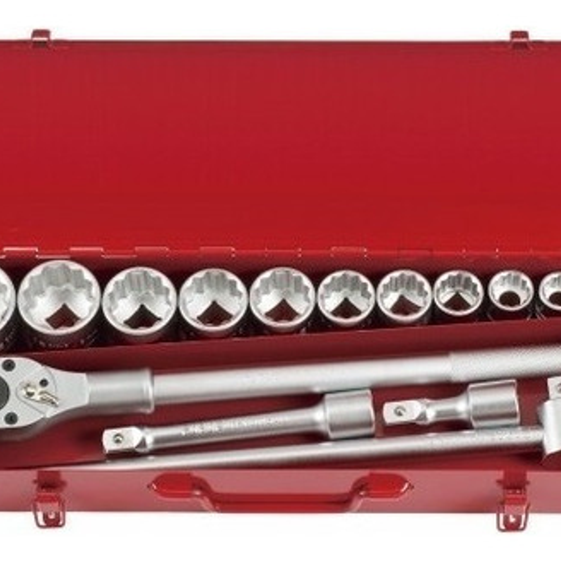 Juego De Dados []3/4`` Poligonal 22-50mm 14 Pzs (6141),force 1