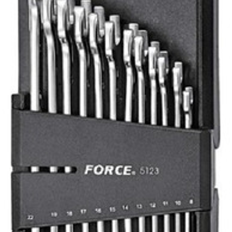 Juego Llaves Punta Corona De 8 A 22mm 12pz 5123 Force 1