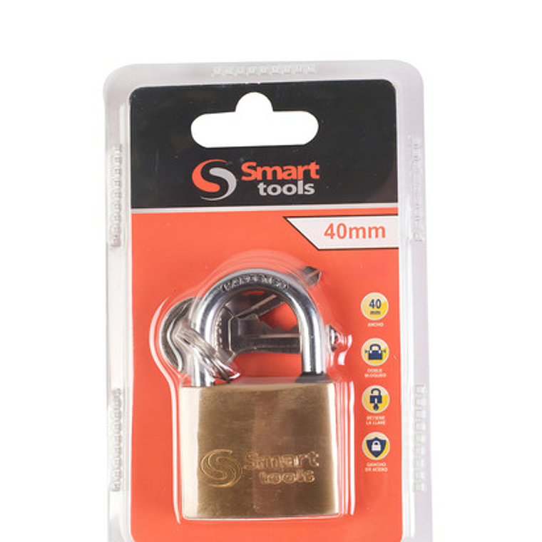 Candado Bronce Forjado De 40 Mm - Smart Tools Color 40mm 1