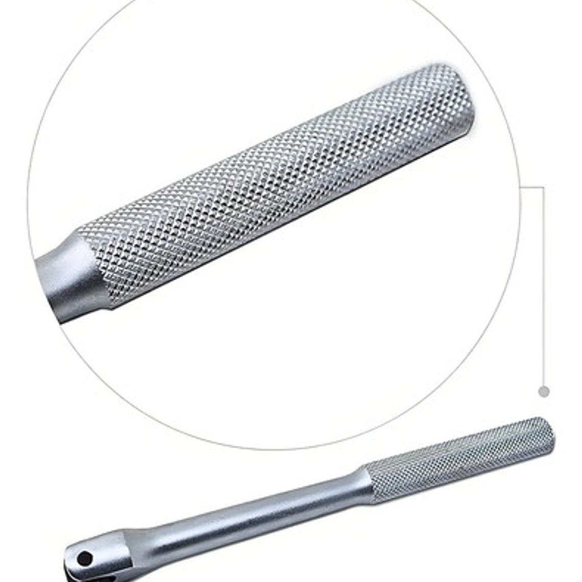 Barrote De Fuerza 1/2'' De 10'' (8014250), Force Color Plateado 2