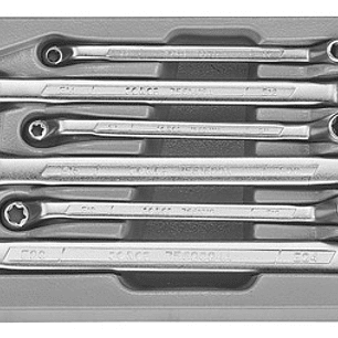 Juego De Llaves Corona Torx Acodada E6-e24 (5065), Force