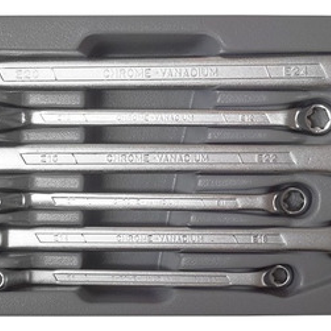 Juego De Llaves Corona Torx Acodada E6-e24 (5065), Force 2