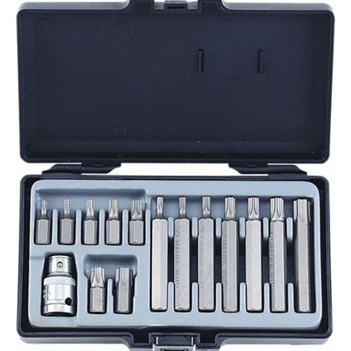 Juego Puntas Torx T20 - T55 Con Toma 1/2'' (4156) Force 2