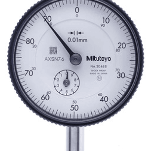 Reloj Comparador 0.01mm Rango 10mm (2046a) Mitutoyo