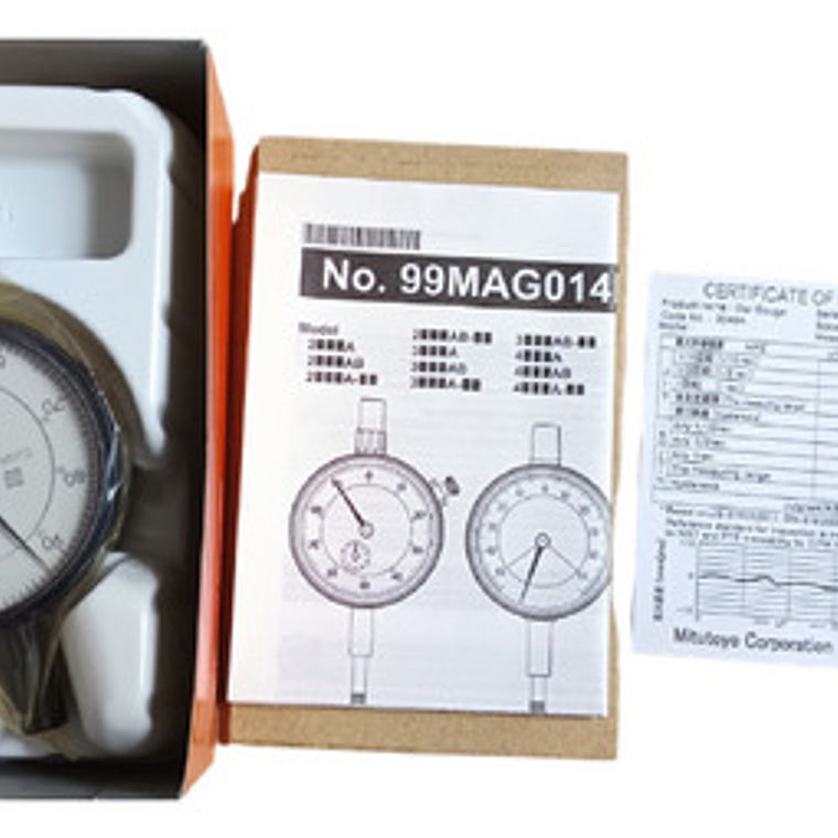 Reloj Comparador 0.01mm Rango 10mm (2046a) Mitutoyo 5