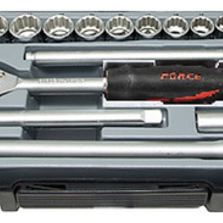 Juego Dados Polig 1/2'' De 5/16'' A 1.1/4'' (4243s-9) Force Color 4243s-9 1