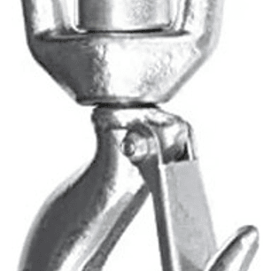 Gancho Giratorio Galvanizado De 4.5 Tonelada Para Cables