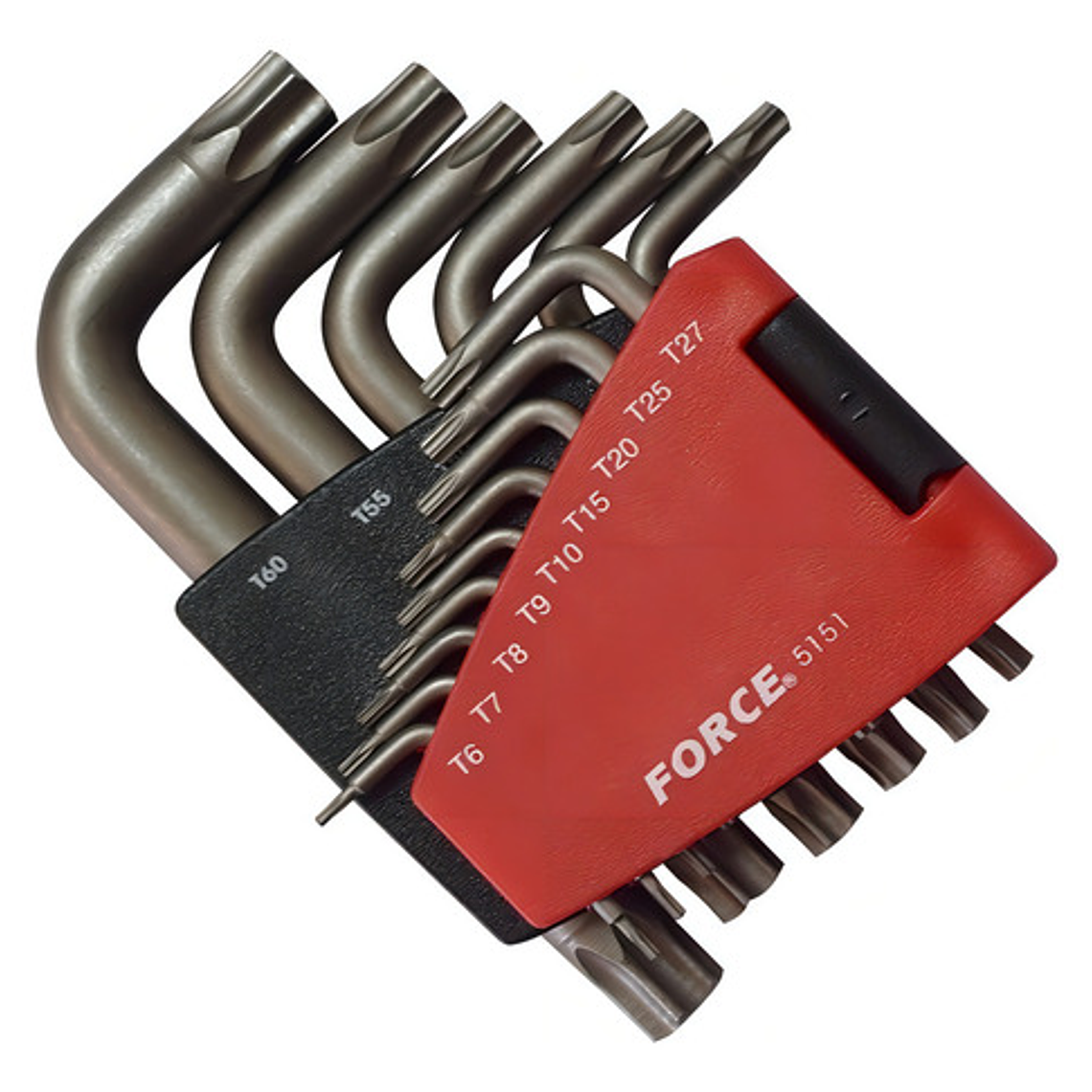 Juego De Llaves Torx T6-t60 15 Pzas. (5151), Force 1
