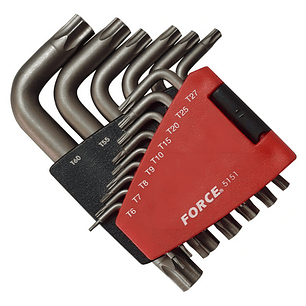 Juego De Llaves Torx T6-t60 15 Pzas. (5151), Force