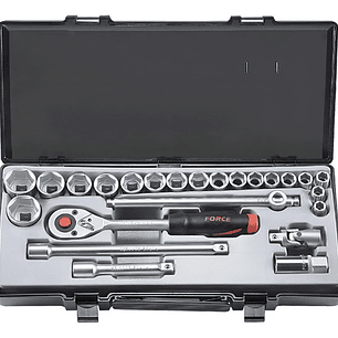 Jgo Dados Hexag C/redondo 1/2'' 5/16''-1.1/4``(4246s), Force