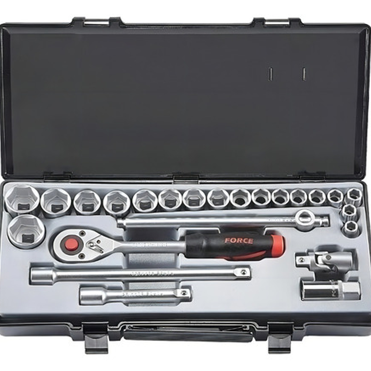 Jgo Dados Hexag C/redondo 1/2'' 5/16''-1.1/4``(4246s), Force 1